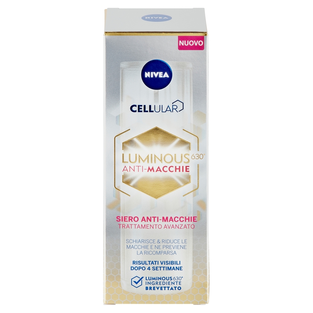 Nivea Cellular Luminous630 Anti-Macchie Siero Anti-Macchie Trattamento Avanzato 30 ml